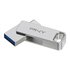 PNY DUO LINK unità flash USB 128 GB USB Type-A / USB Type-C 3.2 Gen 1 (3.1 Gen 1) Acciaio inox