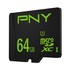 PNY 64GB MicroSDHC High Performance 100MB/s con adattatore SD