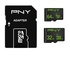 PNY Twin Pack 32GB + 64GB High Performance Micro SDXC 100 Mb/S Classe 10 U1