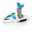 Polti SV450 Double Pulitore a vapore verticale 0,3 L 1500 W Acciaio inossidabile, Turchese, Bianco