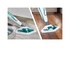 Polti SV450 Double Pulitore a vapore verticale 0,3 L 1500 W Acciaio inossidabile, Turchese, Bianco