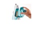 Polti SV450 Double Pulitore a vapore verticale 0,3 L 1500 W Acciaio inossidabile, Turchese, Bianco