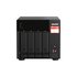 QNAP TS-473A + QSW-1105-5T Bundle Pack NAS Tower Ryzen Embedded V1500B 8 GB DDR4 QNAP Turbo System Nero