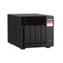 QNAP TS-473A + QSW-1105-5T Bundle Pack NAS Tower Ryzen Embedded V1500B 8 GB DDR4 QNAP Turbo System Nero