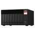 QNAP TS-873A NAS Tower Ryzen Embedded V1500B 8 GB DDR4 30,72 TB SSD QuTS hero Nero