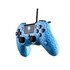 Qubick SSC Napoli Nero, Blu USB Gamepad Analogico/Digitale PC, PlayStation 4, Playstation 3