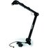 Quik Lok A/26 BK Asta Regolabile Broadcast compreso di cavo XLR da 5 metri
