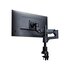 R-GO TOOLS Braccio per monitor R-Go Caparo, braccio per monitor singolo regolabile con molla a gas, portata 3-9 kg, nero