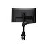 R-GO TOOLS Braccio per monitor R-Go Caparo, braccio per monitor singolo regolabile con molla a gas, portata 3-9 kg, nero