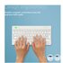 R-GO TOOLS ergonomica R-Go Compact Break, tastiera compatta con software break, QWERTY (IT), bluetooth, bianco