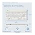 R-GO TOOLS ergonomica R-Go Compact Break, tastiera compatta con software break, QWERTY (IT), bluetooth, bianco