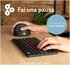 R-GO TOOLS ergonomica R-Go Compact Break, tastiera compatta con software break, QWERTY (IT), bluetooth, nero