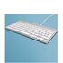 R-GO TOOLS ergonomica R-Go Compact Break, tastiera compatta con software break, QWERTY (IT), con cavo, bianco