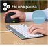 R-GO TOOLS ergonomica R-Go Compact Break, tastiera compatta con software break, QWERTY (IT), con cavo, bianco