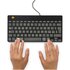 R-GO TOOLS ergonomica R-Go Compact Break, tastiera compatta con software break, QWERTY (IT), con cavo, nero