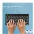 R-GO TOOLS ergonomica R-Go Compact Break, tastiera compatta con software break, QWERTY (IT), con cavo, nero