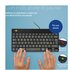 R-GO TOOLS ergonomica R-Go Compact Break, tastiera compatta con software break, QWERTY (IT), con cavo, nero
