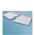 R-GO TOOLS ergonomica R-Go Split Break con software di interruzione, tastiera split, QWERTY (IT), Bluetooth, bianco