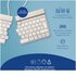 R-GO TOOLS ergonomica R-Go Split Break con software di interruzione, tastiera split, QWERTY (IT), Bluetooth, bianco