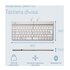 R-GO TOOLS ergonomica R-Go Split Break con software di interruzione, tastiera split, QWERTY (IT), Bluetooth, bianco