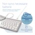 R-GO TOOLS ergonomica R-Go Split Break con software di interruzione, tastiera split, QWERTY (IT), Bluetooth, bianco