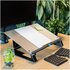 R-GO TOOLS Portadocumenti R-Go Read2Write, per leggere e scrivere, ergonomico, con poggiapolsi in morbida schiuma, acrilico opaco
