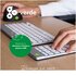 R-GO TOOLS R-Go Numpad Break, tastiera numerica ergonomica con software di pausa, Bluetooth, bianco