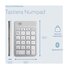 R-GO TOOLS R-Go Numpad Break, tastiera numerica ergonomica con software di pausa, Bluetooth, bianco