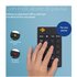 R-GO TOOLS R-Go Numpad Break, tastiera numerica ergonomica con software di pausa, Bluetooth, nero