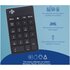 R-GO TOOLS R-Go Numpad Break, tastiera numerica ergonomica con software di pausa, Bluetooth, nero