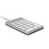 R-GO TOOLS R-Go Numpad Break, tastiera numerica ergonomica con software di pausa, cablata, bianca