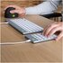 R-GO TOOLS R-Go Numpad Break, tastiera numerica ergonomica con software di pausa, cablata, bianca