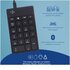 R-GO TOOLS R-Go Numpad Break, tastiera numerica ergonomica con software di pausa, cablata, nera
