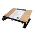 R-GO TOOLS R-Go Read2Write portadocumenti, per leggere e scrivere, ergonomico, con poggiapolsi in morbida schiuma, legno di quercia