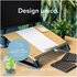 R-GO TOOLS R-Go Read2Write portadocumenti, per leggere e scrivere, ergonomico, con poggiapolsi in morbida schiuma, legno di quercia