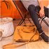 R-GO TOOLS R-Go Viva, in pelle pieno fiore, ergonomico con supporto integrato per laptop, marrone