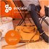 R-GO TOOLS R-Go Viva, in pelle pieno fiore, ergonomico con supporto integrato per laptop, marrone
