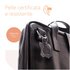 R-GO TOOLS R-Go Viva, in pelle pieno fiore, ergonomico con supporto per laptop integrato, prodotto sociale, nero