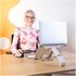 R-GO TOOLS Supporto per laptop e tablet R-Go Treepod, ergonomico e modulare, regolabile, a base biologica