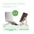 R-GO TOOLS Supporto per laptop e tablet R-Go Treepod, ergonomico e modulare, regolabile, a base biologica