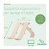R-GO TOOLS Supporto per laptop e tablet R-Go Treepod, ergonomico e modulare, regolabile, a base biologica
