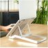 R-GO TOOLS Supporto per laptop R-Go Riser Basic, supporto per laptop pieghevole e regolabile, alluminio, argento