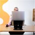 R-GO TOOLS Supporto per laptop R-Go Riser Document, supporto ergonomico, pieghevole e regolabile con portadocumenti, nero