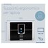R-GO TOOLS Supporto per laptop R-Go Riser Fissabile, regolabile, integrato con il laptop, alluminio, nero