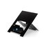 R-GO TOOLS Supporto per laptop R-Go Riser Flexible, ergonomico, regolabile e pieghevole, alluminio Hylite, nero