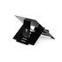 R-GO TOOLS Supporto per laptop R-Go Riser Flexible, ergonomico, regolabile e pieghevole, alluminio Hylite, nero