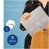 R-GO TOOLS Supporto per laptop R-Go Riser Flexible, supporto per laptop pieghevole e regolabile, in alluminio Hylite, argento