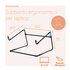 R-GO TOOLS Supporto per laptop R-Go Steel Office, adatto per 10-22 pollici, nero