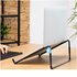 R-GO TOOLS Supporto per laptop R-Go Steel Travel, ergonomico e pieghevole, adatto per laptop da 10-22 pollici, nero