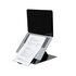 R-GO TOOLS Supporto per tablet e laptop R-Go Riser Duo, adatto per schermi da 10-22 pollici, nero
